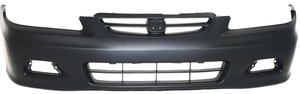 Front Bumper Cover for Honda Accord 2001-2002, Primed (Ready to Paint), Coupe, Replacement