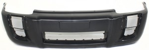 Front Bumper Cover for Hyundai Tucson 2005-2009, 2.0L Engine, Primed (Ready to Paint), with Side Marker Light Holes, with Fog Light Holes, Replacement