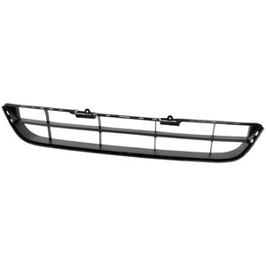 Front Bumper Grille for Honda Accord Sedan 2006-2007, Center Placed, Textured Black Finish, Replacement (CAPA Certified)