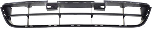 Front Bumper Grille for Honda Accord Coupe, 2006-2007, Center Position, Textured Black Finish, Replacement