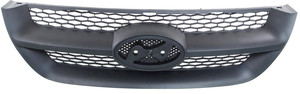 Grille for Hyundai Sonata 2006-2008, with Textured Black Shell and Insert, Replacement