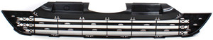 Front Bumper Grille for Honda CR-V 2007-2009, Lower, Textured Black, Japan Built, Replacement