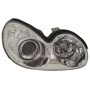 Headlight Assembly for 2002-2005 Hyundai Sonata, Right Passenger Side, Halogen, Replacement