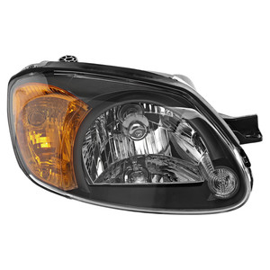 Headlight Assembly for Hyundai Accent 2003-2006, Right Passenger, Halogen, Suitable for Hatchback/Sedan Models, Replacement