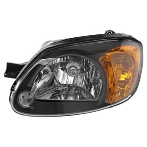 Headlight Assembly for Hyundai Accent 2003-2006, Left Driver, Halogen, Fits Hatchback/Sedan Models, Replacement