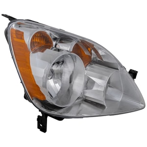 Headlight Lens and Housing for Honda CR-V 2005-2006, Right Passenger, Halogen, Replacement