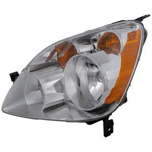 Headlight for Honda CR-V 2005-2006, Left Driver Side, Lens and Housing, Halogen, Replacement