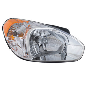 Headlight Assembly for Hyundai Accent 2007-2011, Right Passenger Side, Halogen, Suitable for Hatchback/Sedan, Replacement
