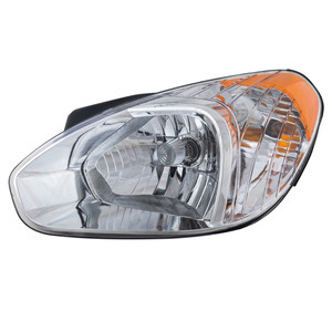 Headlight Assembly for Hyundai Accent 2007-2011, Left Driver, Halogen, Suitable for Hatchback/Sedan, Replacement