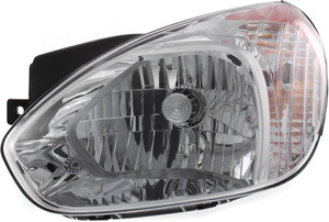 Headlight Assembly for 2006 Accent Sedan, Left Driver, Halogen, Replacement