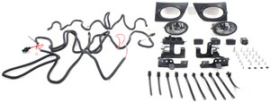 Front Fog Light Assembly for 2006-2008 Honda Civic, Right Passenger and Left Driver, Dealer Installed, Sedan, Replacement