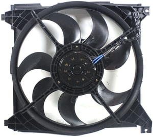 Radiator Fan Shroud Assembly for Kia Optima/Magentis 2001-2006, Hyundai Sonata 2002-2005, Right Passenger Side, Replacement