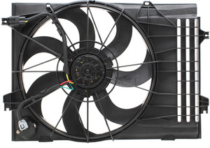 Radiator Fan Assembly for Hyundai Tucson 2005-2009, 2.7L Engine Size, Includes Resistor, Replacement