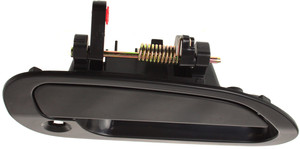 Exterior Front Door Handle for Honda Accord 1998-2002, Right Passenger, Smooth Black, with Keyhole, Sedan, Japan/USA Built, Replacement