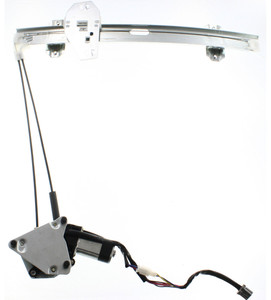 Front Window Regulator for Honda Accord 1994-1997, Left Driver, Power, with Motor, Coupe, Replacement