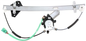 Front Window Regulator with Power and Motor for 2002-2006 Honda CR-V, Left Driver Side, Replacement