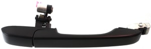 Exterior Rear Door Handle Assembly for Honda CR-V 2002-2006, Right Passenger, Smooth Black, Replacement