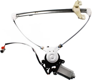 Power Rear Window Regulator with Motor for Honda Civic Sedan 2001-2005, Right Passenger Side, Exc. Si Models, Replacement