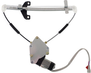 Power Rear Window Regulator with Motor for 2001-2005 Honda Civic Sedan, Left Driver, Excludes Si Models, Replacement