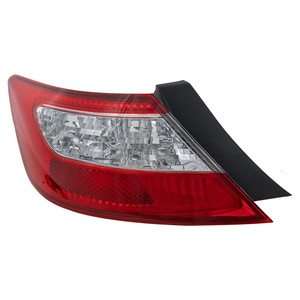 Tail Light for Honda Civic Coupe 2009-2011, Left Driver Side, with Lens and Housing, Replacement