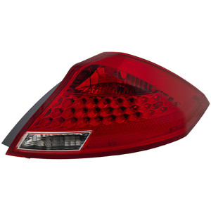 Tail Light for Honda Accord Coupe 2006-2007, Right Passenger, Lens and Housing, Black Rim, Replacement