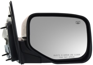Power Heated Mirror for Honda Ridgeline 2006-2014, Right Passenger Side, Manual Folding, Paintable, Replacement