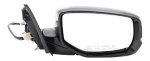 Power Mirror for Honda Accord 2013-2017, Right Passenger, Manual Folding, Heated, Paintable, with Signal Light & Camera, without Auto Dimming, Blind Spot Detection and Memory, Replacement