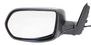 Power Mirror for Honda CR-V (2007-2011), Left Driver, Manual Folding, Heated, Textured, without Auto Dimming, BSD, Memory, Replacement, Signal Light