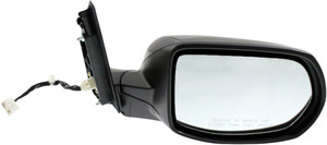 Power Mirror for Honda CR-V 2012-2014, Right Passenger, Manual Folding, Heated, Paintable, EX-L Model, Without Auto Dimming, Blind Spot Detection, Memory, With Signal Light, Replacement