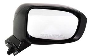 Power Mirror for Honda Civic 2014-2015, Right Passenger, Manual Folding, Non-Heated, Paintable, without Auto Dimming, Blind Spot Detection, Memory, and Signal Light, Replacement