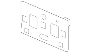 2021 - 2022 Honda Accord Front Bumper License Bracket