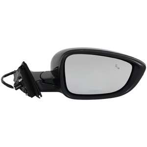 Mirror for Honda Accord 2018-2022, Right Passenger, Power, Manual Folding, Heated, Paintable, with Blind Spot Detection in Glass, without Auto Dimming, Memory, and Signal Light, Replacement