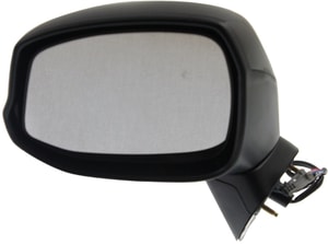 Power Mirror for 2012-2013 Honda Civic, Left Driver, Manual Folding, Heated, Textured, without Auto Dimming, Blind Spot Detection, Memory, and Signal Light, Replacement