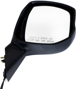 Power Mirror for Honda Civic 2012-2013, Right Passenger Side, Manual Folding, Heated, Textured, without Auto Dimming, Blind Spot Detection, Memory, and Signal Light, Replacement
