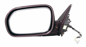 Left Driver Side View Mirror Assembly for 1998-2002 Honda Accord 4 Door Sedan, Outside Mirror with Power Remote, Folding, Paint to Match, Japan Built,  76250S4KA41ZF, Replacement