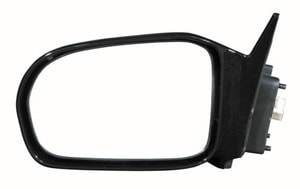 Left Driver Side View Mirror Assembly for 2001-2005 Honda Civic EX 2 Door Coupe, Outside Power Remote, Paint to Match Black,  76250S5PA21ZA, Replacement