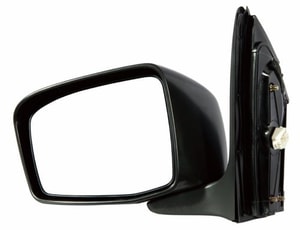 Left Driver Side View Mirror Assembly for 2005 - 2009 Honda Odyssey, Heated; Nighthawk Black (Code B92P); Cover/Glass Replacement;  76250SHJA43ZC