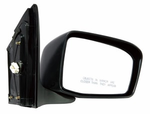 Right Passenger Side View Mirror Assembly for 2005 - 2009 Honda Odyssey, Heated, Nighthawk Black (Code B92P),  76200SHJA43ZC, Replacement