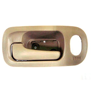 Front Left Driver Inside Door Handle for 2005 - 2006 Honda CR-V, Ivory Interior OEM Replacement, Part Number: 72161S9AA01ZD