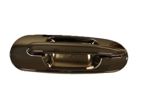 Rear Right Passenger External Door Handle for 1997 - 2001 Honda CR-V LX, Black/Chrome,  72640ST0003-PFM Replacement