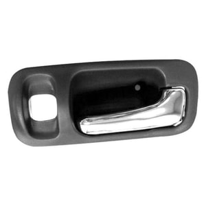 Interior Rear Right Passenger Door Handle for 1997 - 2001 Honda CR-V, LX Model, Chrome Inside,  72624S10000ZA-PFM, Replacement