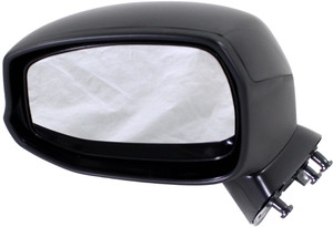 Mirror for Honda Civic 2012-2015, Left Driver, Manual Remote and Folding, Non-Heated, Textured, Without Auto Dimming, Blind Spot Detection, Memory, Signal Light, Replacement