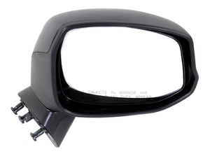 Manual Remote Right Passenger Mirror for Honda Civic 2012-2015, Manual Folding, Non-Heated, Textured, without Auto Dimming, Blind Spot Detection, Memory, and Signal Light, Replacement