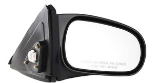 Power Mirror for Honda Civic 1996-2000, Right Passenger, Non-Folding, Heated, Textured, w/o Auto Dimming, Blind Spot Detection, Memory, and Signal Light, Coupe/Hatchback, Replacement