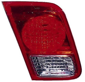 Left Driver Tail Light Assembly for 2003-2005 Honda Civic, Rear Tail Light Replacement / Lens / Cover - 4 Door; Sedan; Deck Lid Mounted; Bulbs & Sockets Included;  34156S5AA01
