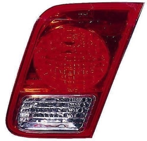 Right Passenger Rear Tail Light Assembly for 2003 - 2005 Honda Civic, 4 Door Sedan, Deck Lid Mounted, Includes Bulbs & Sockets,  34151S5AA01, Replacement