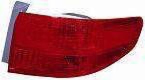 Right Passenger Rear Tail Light Assembly for 2005 Honda Accord, Sedan/Hybrid Gas Hybrid, 4 Door, Quarter Panel Mounted,  33501SDAA11, Replacement