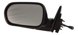 Manual Remote Mirror for Honda Accord 1998-2002, Left Driver, Manual Folding, Non-Heated, Paintable, Sedan, Replacement