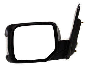 Power Mirror for Honda Pilot 2009-2015, Left Driver, Manual Folding, Heated, Paintable, with Memory and Signal Light, Replacement