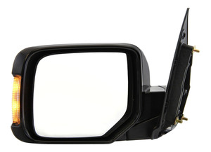 Power Mirror for Honda Pilot 2009-2015, Left Driver, Manual Folding, Non-Heated, Paintable, with Signal Light, without Memory, Replacement